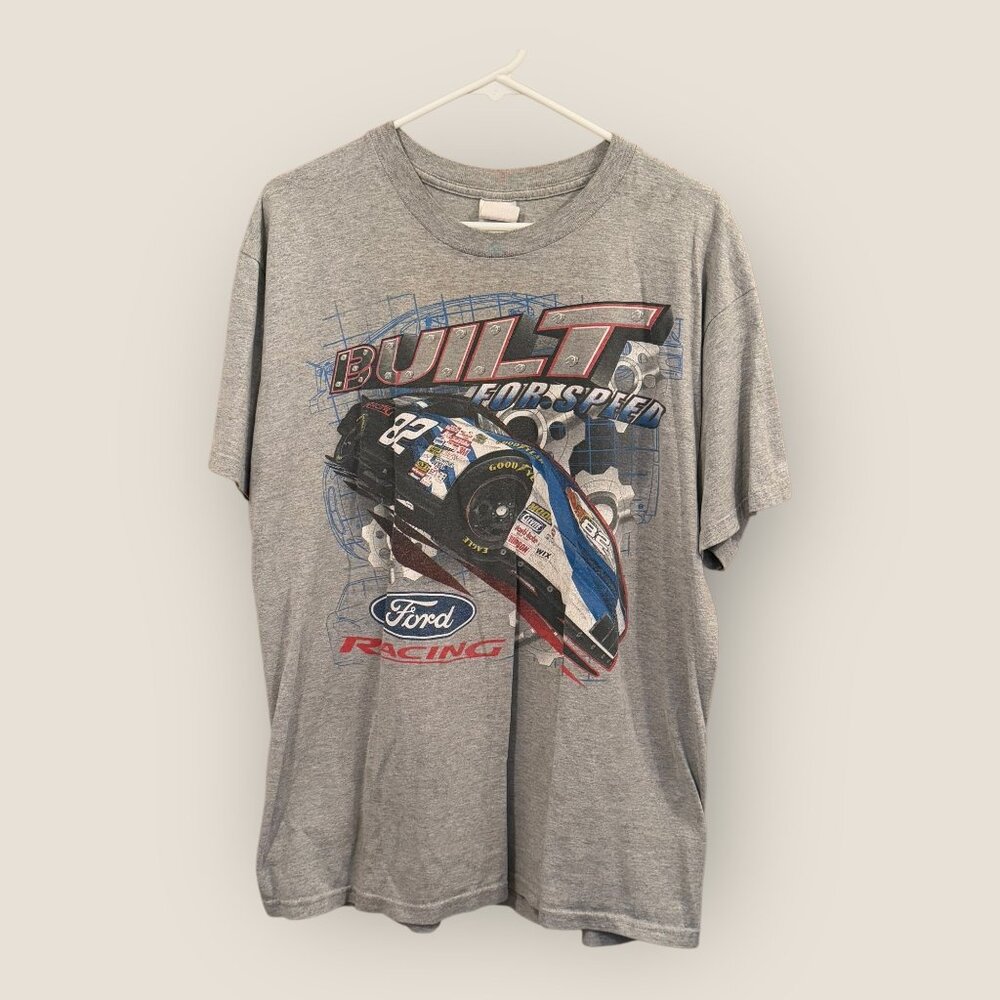 Vintage Ford Racing Built For Speed Tuned To Perfection Mens T-Shirt Size Large